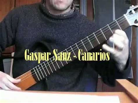 canarios for classical guitar by gaspar sanz played on ...