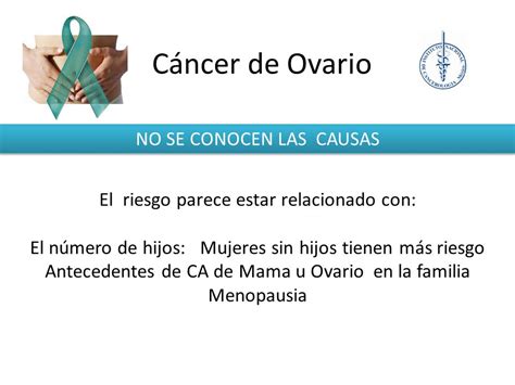 Cáncer de Ovario Dra. Dolores Gallardo Rincón   ppt descargar