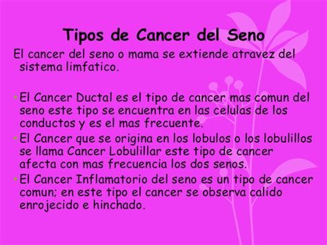 cancer del seno