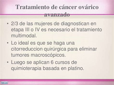 Cancer y tumores de ovario