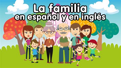 Canción de la familia en inglés y español   Canciones ...