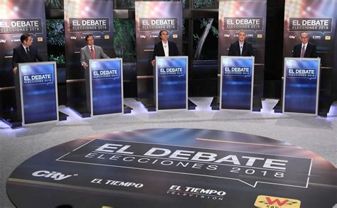 Candidatos a la presidencia de Colombia debatieron antes ...