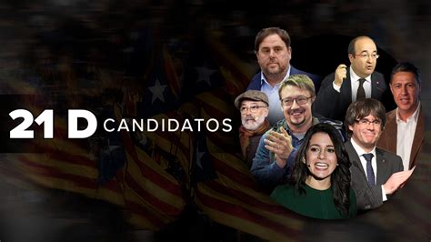 Candidatos Elecciones Cataluña 2017: Listas del 21D