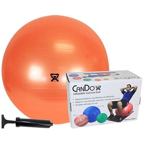 CanDo Inflatable Exercise Ball Economy Set | Exercise Balls