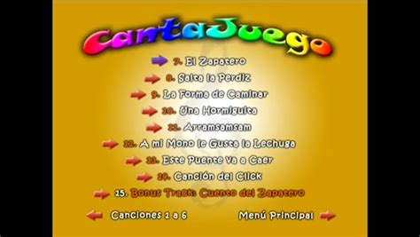 CantaJuego: Volumen 1 [DVD5][Castellano][Musical][2007][1 ...