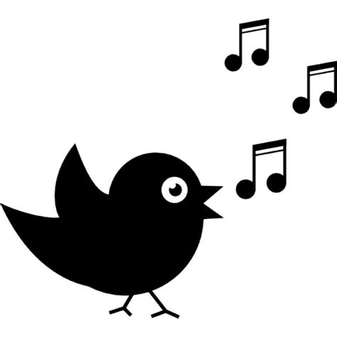 Canto de un pájaro con las notas musicales | Descargar ...