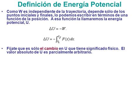 Cap. 8 Energía Potencial Conservación de Energía   ppt ...