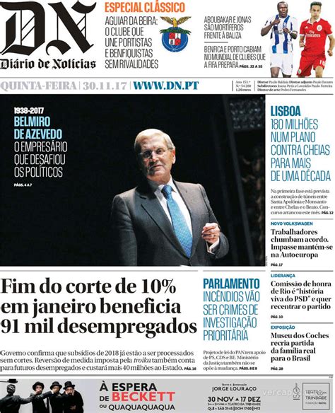 Capa   Diário de Notícias