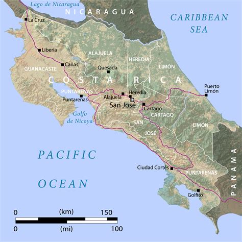 Capital Costa Rica Mapa