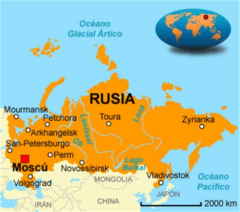 Capital De Rusia Mapa