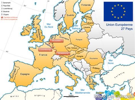 Capital Union Européenne Carte
