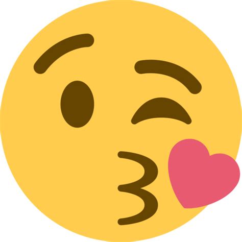 Cara Lanzando Un Beso Emoji