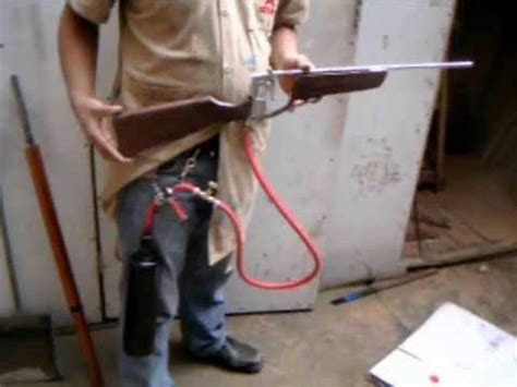 Carabina de aire, hecha en Peru. homemade rifle   YouTube