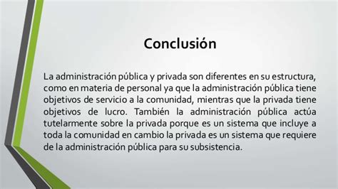 Características y funciones de la administración pública y ...