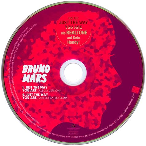 Carátula CD de BRUNO MARS   JUST THE WAY YOU ARE  CD SINGLE