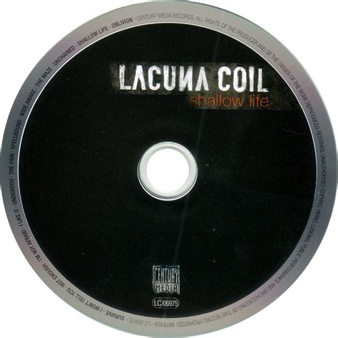 Carátula Cd de Lacuna Coil   Shallow Life   Portada