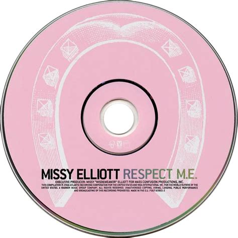 Carátula Cd de Missy Elliott   Respect M.e.   Portada