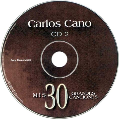 Carátula CD2 de CARLOS CANO   MIS 30 GRANDES CANCIONES