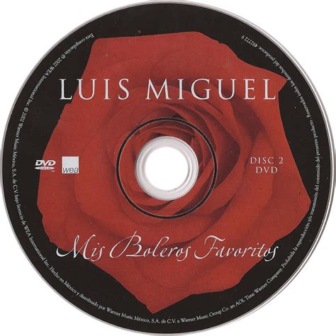 Carátula Dvd de Luis Miguel   Mis Boleros Favoritos   Portada