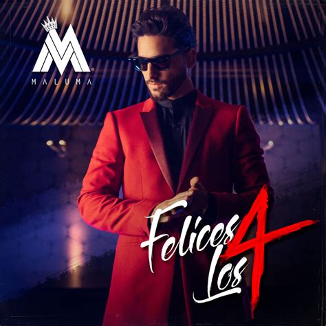 Carátula Frontal de Maluma   Felices Los 4  Cd Single ...