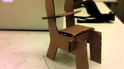 Cardboard Chair Group 16   YouTube