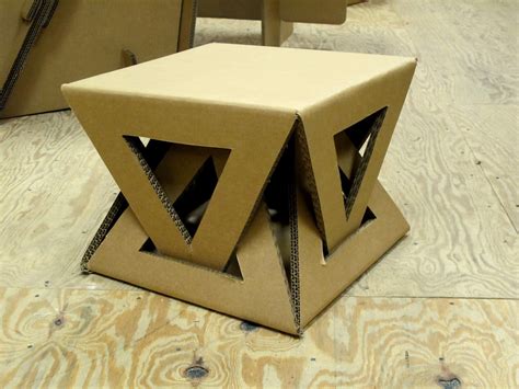 Cardboard table | Muebles de cartón / Cardboard furniture ...