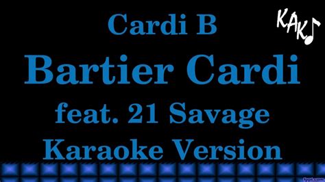 Cardi B   Bartier Cardi Feat 21 Savage Lyrics | IDMUSIC.ASIA