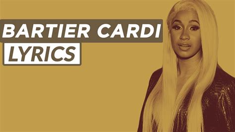 Cardi B   Bartier Cardi ft. 21 Savage [ LYRICS ]   YouTube