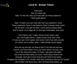 Cardi B – Bodak Yellow Lyrics | Your Lyrics