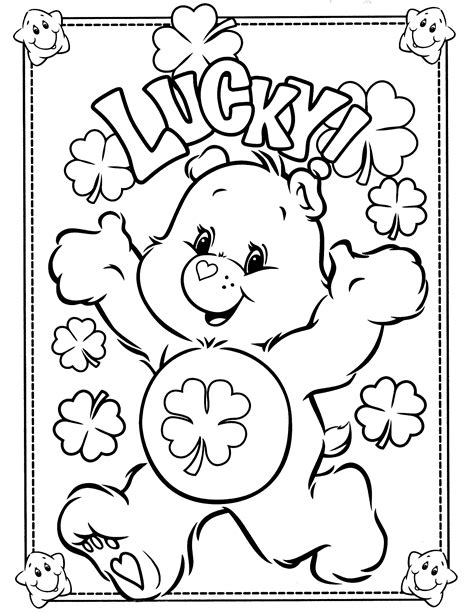 Care Bears Coloring Printable Coloring Pages