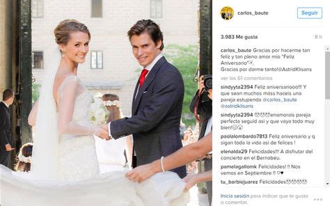 Carlos Baute y Astrid Klisans celebran en Instagram su ...