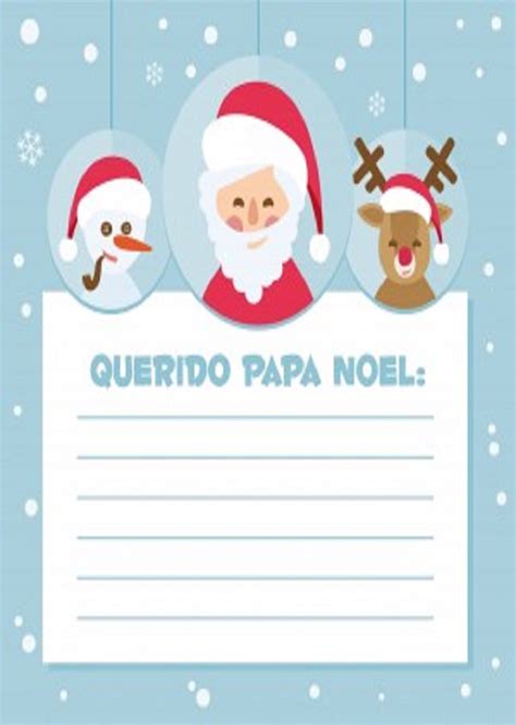 Carta papa noel para imprimir   Dibujos para colorear