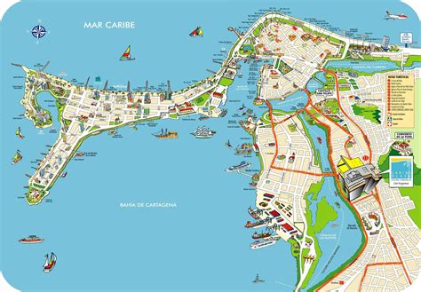 Cartagena está localizada en el norte del departamento de ...
