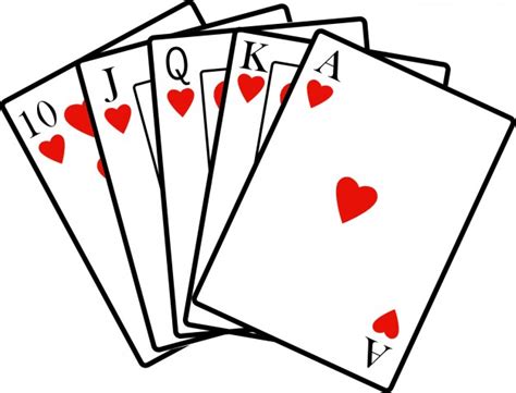 Cartas de póquer con el corazón | Descargar Vectores gratis