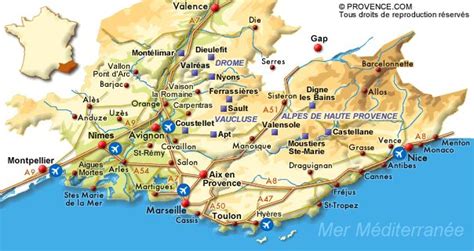 Carte de la Provence | Routes de la lavande ! | Pinterest ...