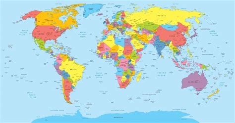 Carte du monde   Présentation du monde sous forme de ...