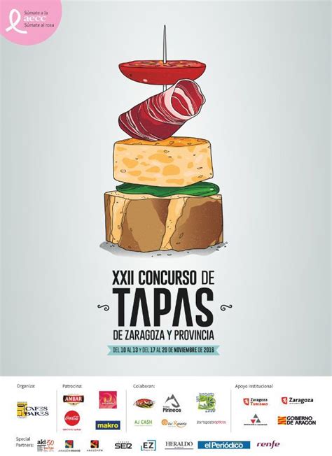 Cartel XXII concurso de tapas de zaragoza | ESPANA Vamos ...