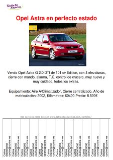 Carteles de Anuncios gratis   Tablondeanuncios.com