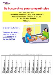 Carteles de Anuncios gratis   Tablondeanuncios.com