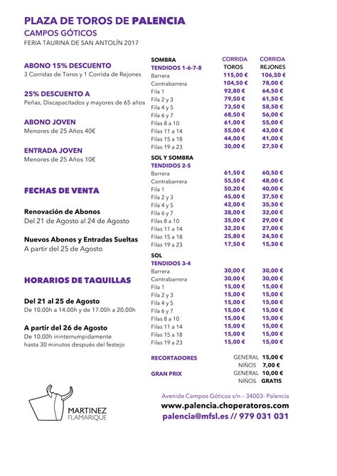 Carteles Oficiales Feria Taurina de San Antolín 2017 ...