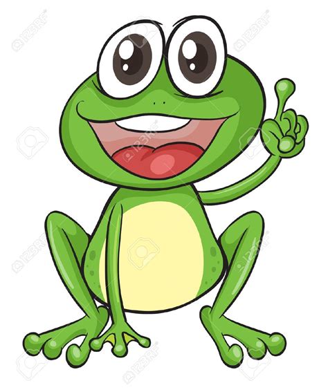 Cartoon frog clip art image #1798
