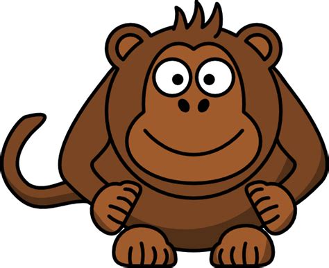 Cartoon Monkey Clip Art at Clker.com   vector clip art ...