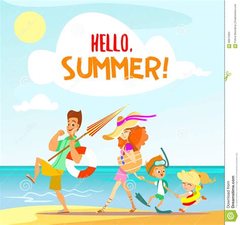 Cartoon Summer Vacation Clipart  54+