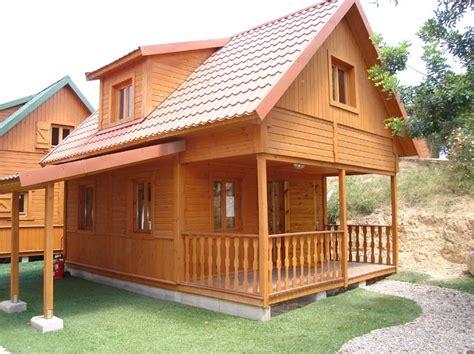 Casa abuhardillada de madera, Virgo 67 m²   Casas Carbonell