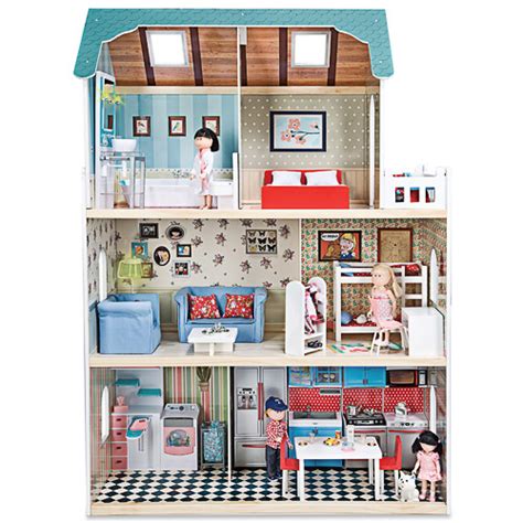 Casa de muñecas de madera Amanda Maison