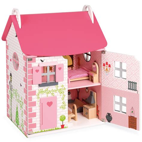 Casa de muñecas de madera con muebles Mademoiselle   Janod