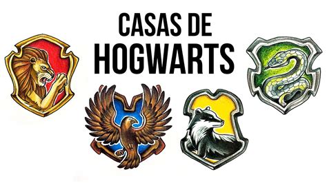 CASAS DE HOGWARTS  Harry Potter    Speed Drawing #55   YouTube