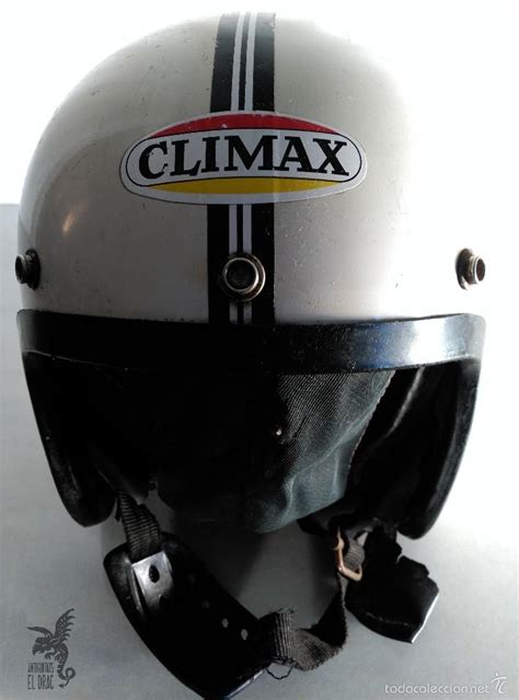 casco moto vintage marca climax color blanco pr   Comprar ...