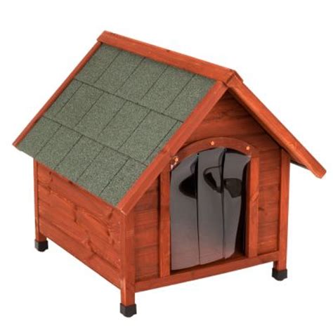 Caseta de madera Spike Confort con puerta para perros