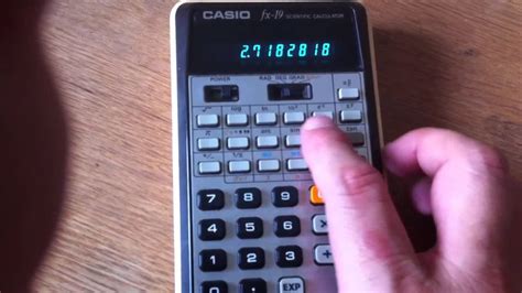 Casio fx 19 Scientific Calculator  1976    YouTube
